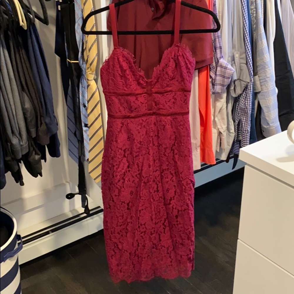 Keepsake lace cocktail dress